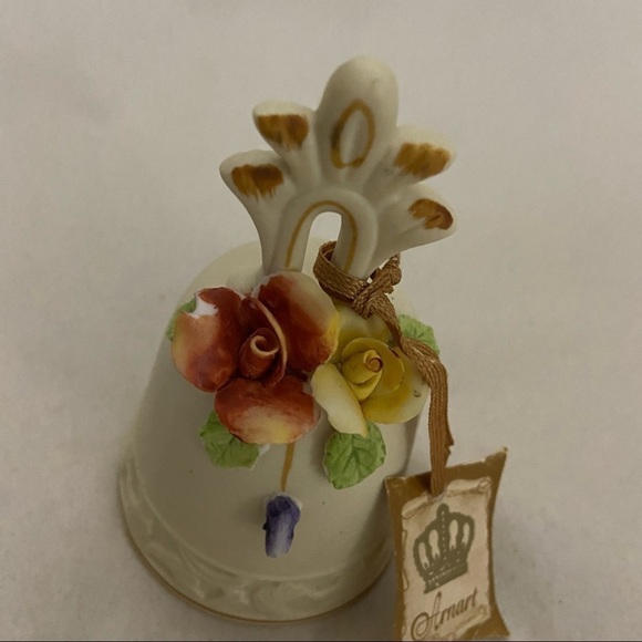Arnart vintage ivory bisque porcelain mission bell - Picture 8 of 11